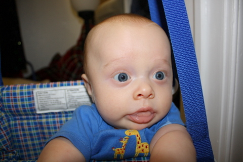 While generally much more photogenic than his parents, I was a bit horrified to see this shot. It is, hands down, Toren&#39;s worst photo to date. - johnny-jumper-8-16-2009-2-53-25-PM