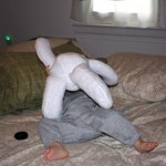 Here he's reversing to mount.