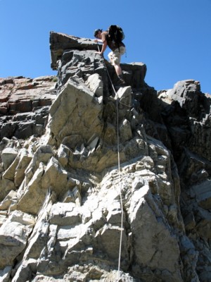 rock climb