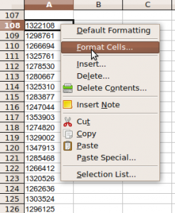 openoffice conditional formatting number range