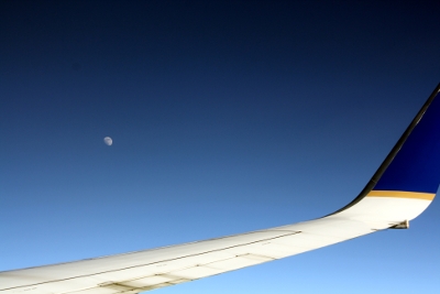 moon outside plane 1-4-2012 4-05-21 PM