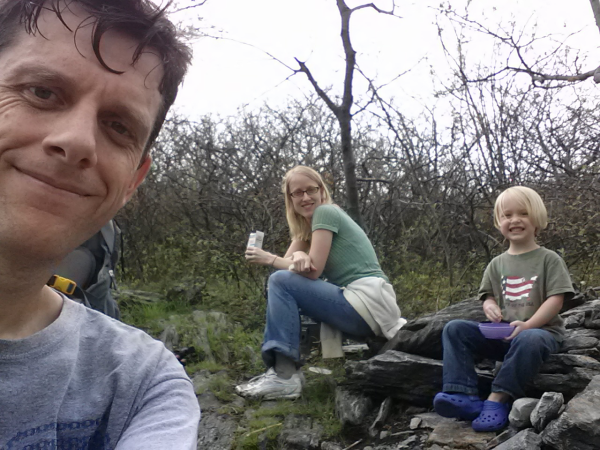 The three of us at the highest point