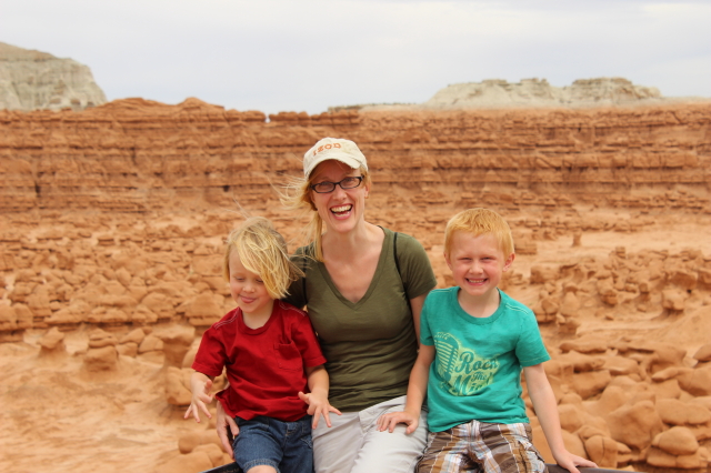 Debi with Toren and his cousin, Ethan.