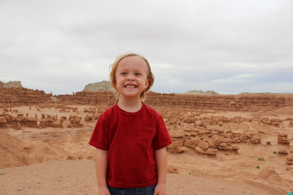 Toren after our adventures.