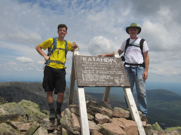 Rick and I on the summit