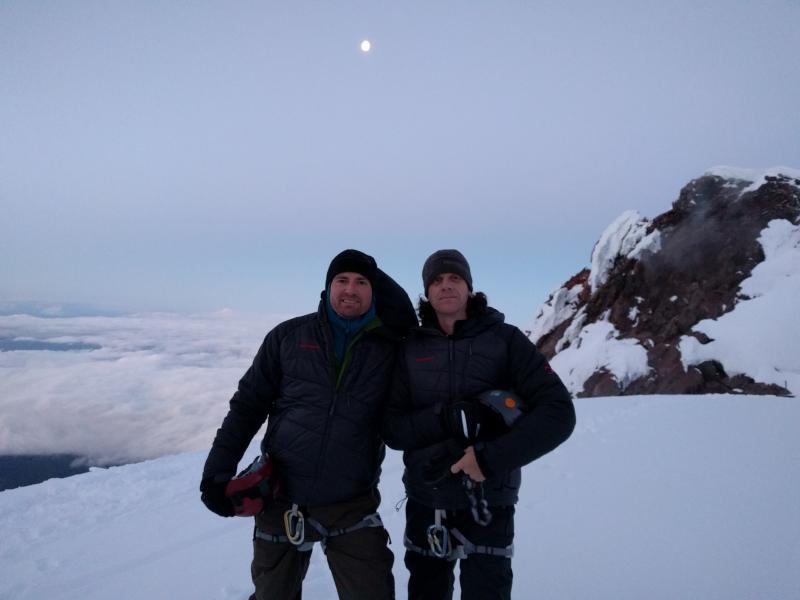 At the Hogsback on the way up