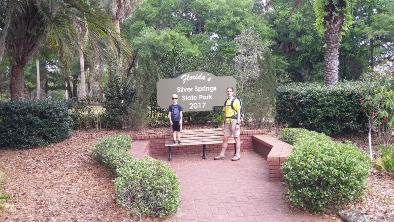 Toren and Ryan at Silver Spring State Park