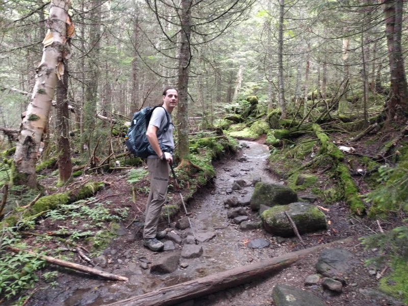 Me on a nice patch of the more rugged terrain.