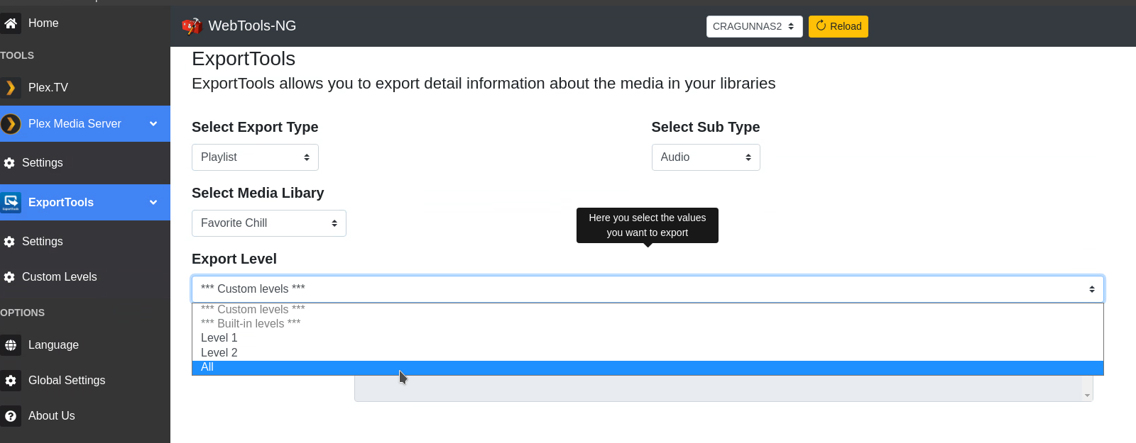 plex webtools not working plex webtools not working